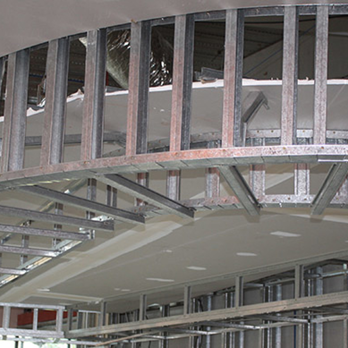Bulkhead Railing Frame A Bulkhead Using Furring Channels | Rondo NZ